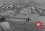 Image of Farmers plowing fields with wooden plows and horses Spain, 1937, second 13 stock footage video 65675062079