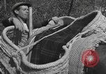 Image of Farmers plowing fields with wooden plows and horses Spain, 1937, second 50 stock footage video 65675062079