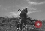 Image of Farmers plowing fields with wooden plows and horses Spain, 1937, second 60 stock footage video 65675062079