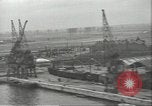 Image of port of Antwerp Antwerp Belgium, 1944, second 59 stock footage video 65675062166