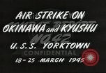 Image of air attack on Okinawa Okinawa Ryukyu Islands, 1945, second 8 stock footage video 65675062190