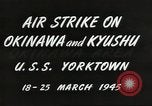 Image of air attack on Okinawa Okinawa Ryukyu Islands, 1945, second 15 stock footage video 65675062190
