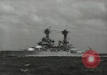Standbild USA Schlachtschiffe Hampton Roads Virginia USA, 1939, aus Sekunde 23 historischem Filmmaterial Videoclip 65675062200