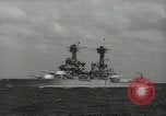 Standbild USA Schlachtschiffe Hampton Roads Virginia USA, 1939, aus Sekunde 25 historischem Filmmaterial Videoclip 65675062200