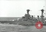 Standbild USA Schlachtschiffe in Spalte Bildung Hampton Roads Virginia USA, 1939, aus Sekunde 9 historischem Filmmaterial Videoclip 65675062203