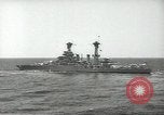 Standbild USA Schlachtschiffe in Spalte Bildung Hampton Roads Virginia USA, 1939, aus Sekunde 15 historischem Filmmaterial Videoclip 65675062203