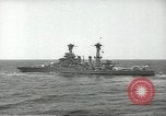 Standbild USA Schlachtschiffe in Spalte Bildung Hampton Roads Virginia USA, 1939, aus Sekunde 17 historischem Filmmaterial Videoclip 65675062203