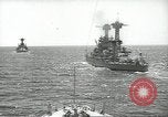 Standbild USA Schlachtschiffe in Spalte Bildung Hampton Roads Virginia USA, 1939, aus Sekunde 20 historischem Filmmaterial Videoclip 65675062203