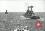 Standbild USA Schlachtschiffe in Spalte Bildung Hampton Roads Virginia USA, 1939, aus Sekunde 21 historischem Filmmaterial Videoclip 65675062203
