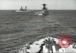 Standbild USA Schlachtschiffe in Spalte Bildung Hampton Roads Virginia USA, 1939, aus Sekunde 30 historischem Filmmaterial Videoclip 65675062203