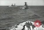 Standbild USA Schlachtschiffe in Spalte Bildung Hampton Roads Virginia USA, 1939, aus Sekunde 31 historischem Filmmaterial Videoclip 65675062203