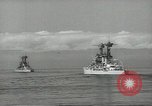 Standbild USA Schlachtschiffe in Spalte Bildung Hampton Roads Virginia USA, 1939, aus Sekunde 39 historischem Filmmaterial Videoclip 65675062203