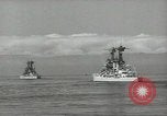 Standbild USA Schlachtschiffe in Spalte Bildung Hampton Roads Virginia USA, 1939, aus Sekunde 42 historischem Filmmaterial Videoclip 65675062203
