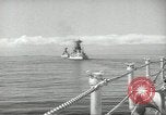 Standbild USA Schlachtschiffe in Spalte Bildung Hampton Roads Virginia USA, 1939, aus Sekunde 59 historischem Filmmaterial Videoclip 65675062203