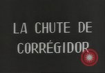 Standbild Schlacht von Philippinen Corregidor Island Philippinen, 1942, aus Sekunde 8 historischem Filmmaterial Videoclip 65675062213