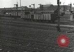 Image bombe d'un rail endommagé road station Hamm Allemagne, 1945, de la seconde 48 séquences d'archives historiques vidéo 65675062219