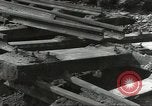 Standbild Bombe beschädigte rail road Station Hamm Deutschland, 1945, aus Sekunde 50 historischem Filmmaterial Videoclip 65675062220