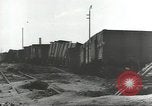 Standbild Bombe beschädigte rail road Station Hamm Deutschland, 1945, aus Sekunde 59 historischem Filmmaterial Videoclip 65675062220