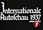 Standbild Internationalen Automobil Ausstellung Berlin Deutschland, 1937, aus Sekunde 15 historischem Filmmaterial Videoclip 65675062222