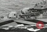 Image of Wounded transferred, ship-to-ship, on Stokes stretcher Mariana Islands, 1944, second 22 stock footage video 65675062229