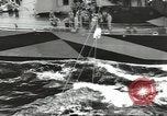 Image of Transferring wounded between ships on Stokes stretcher Mariana Islands, 1944, second 1 stock footage video 65675062231