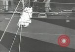 Image of Transferring wounded between ships on Stokes stretcher Mariana Islands, 1944, second 43 stock footage video 65675062231