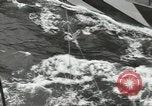 Image of Transferring wounded between ships on Stokes stretcher Mariana Islands, 1944, second 60 stock footage video 65675062231