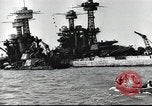 Image of Devastation from Japanese attack on Pearl Harbor Pearl Harbor Hawaii USA, 1941, second 30 stock footage video 65675062272