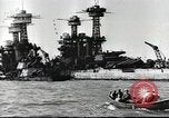 Image of Devastation from Japanese attack on Pearl Harbor Pearl Harbor Hawaii USA, 1941, second 31 stock footage video 65675062272