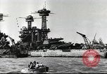 Image of Devastation from Japanese attack on Pearl Harbor Pearl Harbor Hawaii USA, 1941, second 35 stock footage video 65675062272