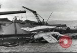 Image of Devastation from Japanese attack on Pearl Harbor Pearl Harbor Hawaii USA, 1941, second 41 stock footage video 65675062272