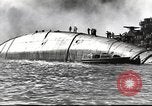Image of Devastation from Japanese attack on Pearl Harbor Pearl Harbor Hawaii USA, 1941, second 49 stock footage video 65675062272