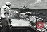 Image of US Navy patrol boat drops depth charges Atlantic Ocean, 1942, second 8 stock footage video 65675062275