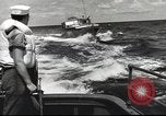 Image of US Navy patrol boat drops depth charges Atlantic Ocean, 1942, second 9 stock footage video 65675062275