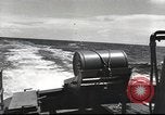 Image of US Navy patrol boat drops depth charges Atlantic Ocean, 1942, second 18 stock footage video 65675062275