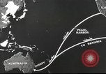 Image of US ocean supply lines to Australia Pacific Theater, 1942, second 37 stock footage video 65675062279
