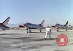 Image of Thunderbird aerobatic team Las Vegas Nevada USA, 1960, second 58 stock footage video 65675062287