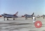 Image of Thunderbird aerobatic team Las Vegas Nevada USA, 1960, second 60 stock footage video 65675062287