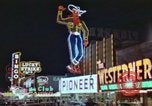 Image of gambling casino Las Vegas Nevada USA, 1960, second 25 stock footage video 65675062291