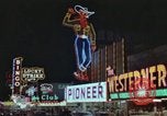 Image of gambling casino Las Vegas Nevada USA, 1960, second 27 stock footage video 65675062291
