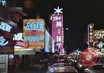 Image of gambling casino Las Vegas Nevada USA, 1960, second 38 stock footage video 65675062291