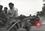 Image of Americans rescued from Japanese prison camp ride in trucks Guimba Nueva Ecija Philippines, 1945, second 19 stock footage video 65675062322