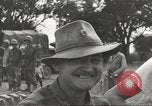 Image of Americans rescued from Japanese prison camp ride in trucks Guimba Nueva Ecija Philippines, 1945, second 56 stock footage video 65675062322