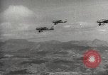 Image of Japanese airplanes bomb corregidor Philippines, 1942, second 49 stock footage video 65675062388