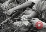 Image of Japanese infantry prepare for battle Bataan Luzon Philippines, 1942, second 60 stock footage video 65675062389