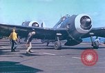 Image of aircraft carrier Pacific Ocean, 1944, second 52 stock footage video 65675062399