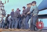 Image of aircraft carrier Pacific Ocean, 1944, second 28 stock footage video 65675062400