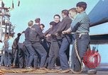 Image of aircraft carrier Pacific Ocean, 1944, second 36 stock footage video 65675062400