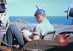 Image of aircraft carrier Pacific Ocean, 1944, second 39 stock footage video 65675062400