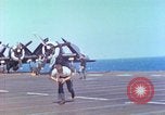 Image of aircraft carrier Pacific Ocean, 1944, second 52 stock footage video 65675062400